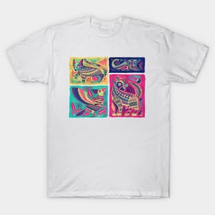 Alebrijes Animals - Mexican Pink T-Shirt